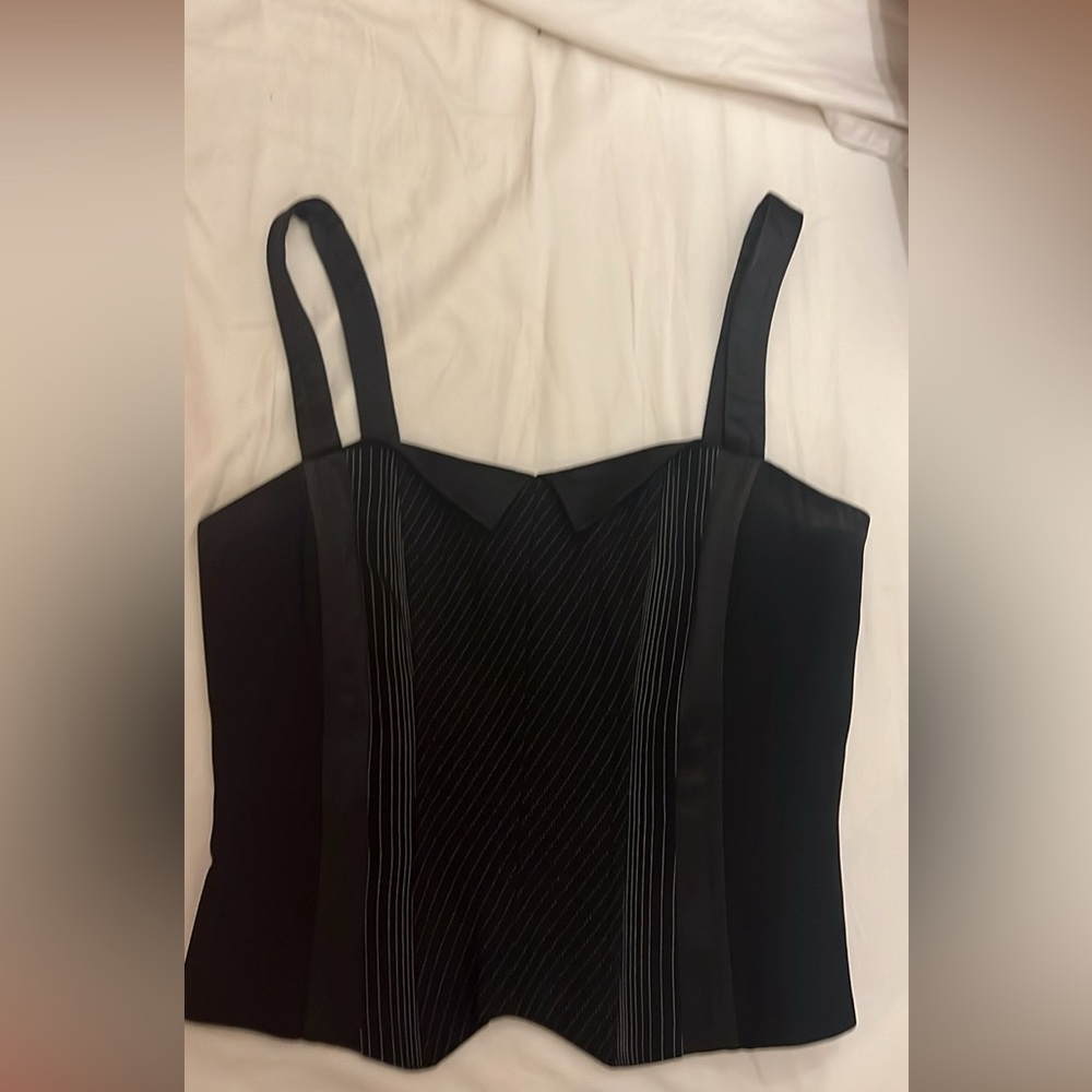 Black bustier